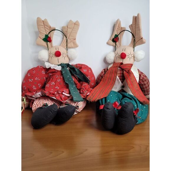 2 Christmas Reindeers A5 - Picture 4 of 4